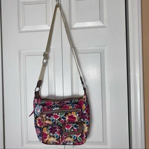 Details about Regina Crossbody Lily Bloom Women's Tropical Pineapple/Spring Shower Handbag NEW Details about Regina Crossbody Lily Bloom Women's Tropical Pineapple/Spring Shower Handbag NEW